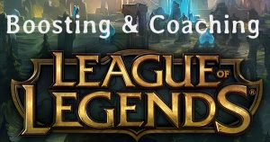 Boosting League of legends ELO boost FR