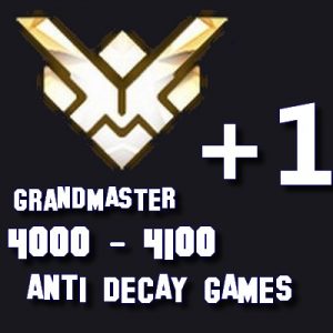 GRANDMASTER INactivité Overwatch RANK BOOST ANTI DECAY FR ranked boosting ow